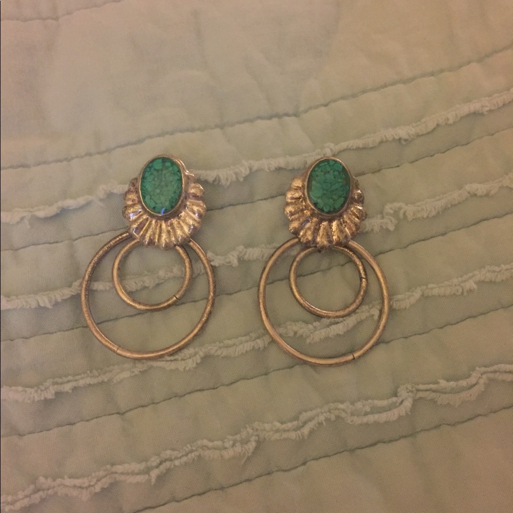 Silver & Turquoise earrings